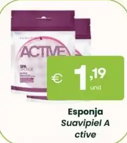 Roque Supermercados Esponja Suavipiel A ctive promoção