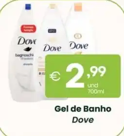 Roque Supermercados Gel de Banho Dove promoção