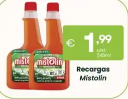 Roque Supermercados Recargas Mistolin promoção