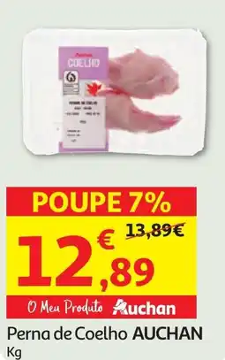 Minipreço Perna de Coelho AUCHAN promoção