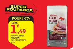 Minipreço Paio do Lombo AUCHAN promoção
