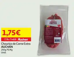 Minipreço Chouriço de Carne Extra AUCHAN promoção