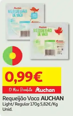 Minipreço Requeijão Vaca AUCHAN promoção
