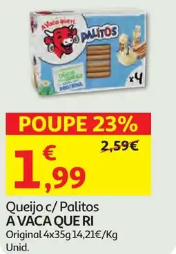 Minipreço Queijo c/Palitos A VACA QUE RI promoção