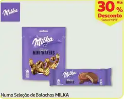 Minipreço Numa Seleção de Bolachas MILKA promoção