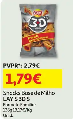 Minipreço Snacks Base de Milho LAY'S 3D'S promoção