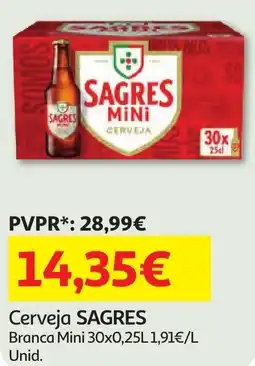 Minipreço Cerveja SAGRES promoção