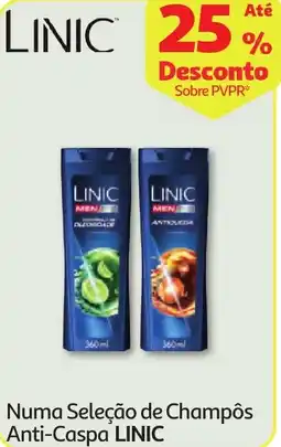 Minipreço Numa Seleção de Champôs Anti-Caspa LINIC promoção