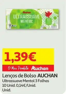 Minipreço Lenços de Bolso AUCHAN promoção