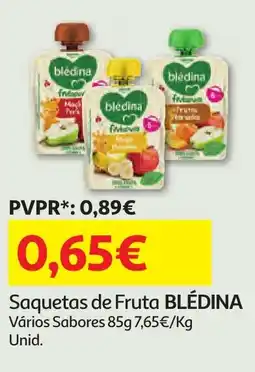 Minipreço Saquetas de Fruta BLÉDINA Vários Sabores promoção