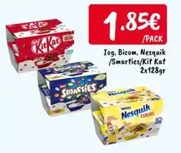 Ponto Fresco Iog. Bicom. Nesquik /Smarties/Kit Kat promoção