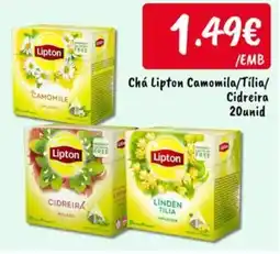 Ponto Fresco Chá Lipton Camomila/Tilia/ Cidreira promoção