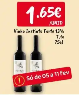 Ponto Fresco Vinho Instinto Forte 13% T.to promoção