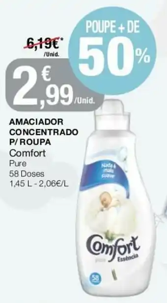 Amaciador Concentrado p/Roupa Comfort 1,45L