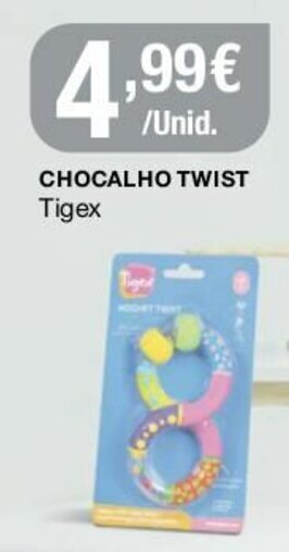 Intermarché Chocalho Twist Tigex promoção