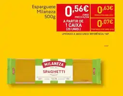 Recheio Esparguete Milaneza promoção