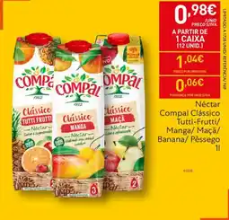 Recheio Néctar Compal Clássico Tutti-Frutti/ Manga/Maçã/ Banana/ Pêssego promoção