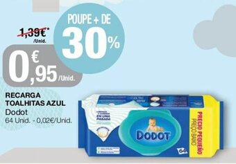Recarga Toalhitas Azul Dodot 64 unid