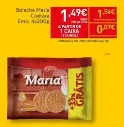 Recheio Bolacha Maria Cuétara promoção