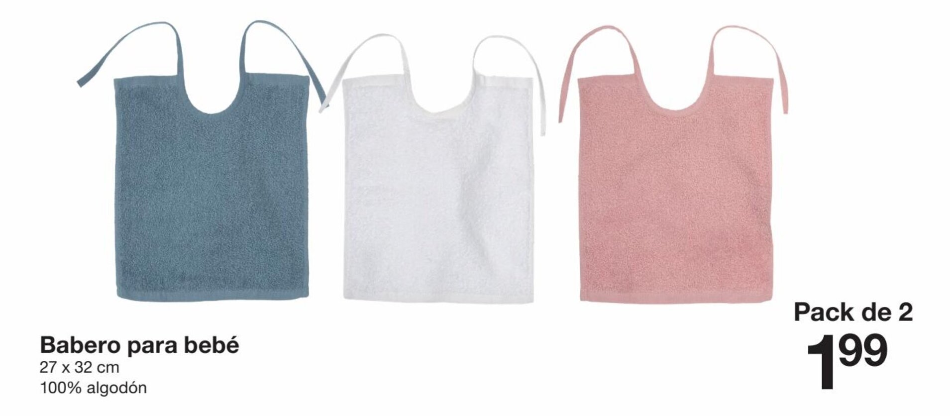 Zeeman Babero para Bebé 27x32cm promoção