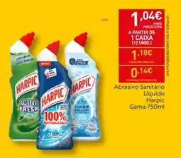 Recheio Abrasivo Sanitário Líquido Harpic promoção