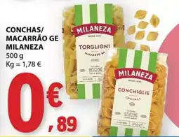 E.Leclerc Conchas/ macarrão ge milaneza promoção