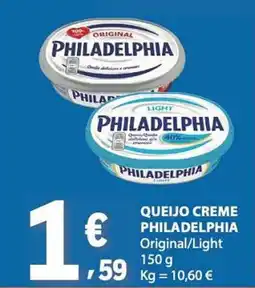 E.Leclerc Queijo creme philadelphia promoção