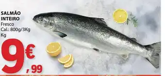 E.Leclerc Salmão inteiro promoção