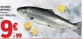E.Leclerc Salmão inteiro promoção