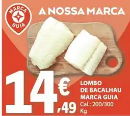E.Leclerc Lombo de bacalhau marca guia promoção
