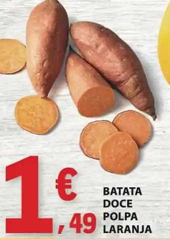 E.Leclerc Batata doce polpa laranja promoção