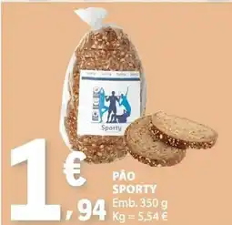 E.Leclerc Pão sporty promoção
