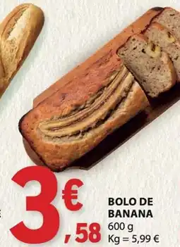 E.Leclerc Bolo de banana promoção