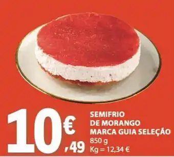 E.Leclerc Semifrio de morango marca guia seleção promoção