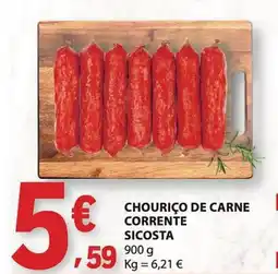E.Leclerc Chouriço de carne corrente sicosta promoção