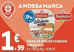E.Leclerc Tiras de bacon fumado tradilège promoção