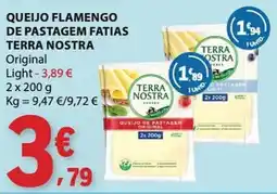 E.Leclerc Queijo flamengo de pastagem fatias terra nostra promoção