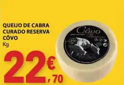 E.Leclerc Queijo de cabra curado reserva côvo promoção