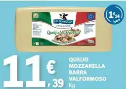 E.Leclerc Queijo mozzarella barra valformoso promoção