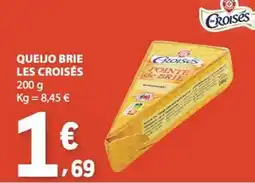 E.Leclerc Queijo brie les croisés promoção