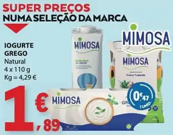 E.Leclerc Iogurte grego mimosa promoção