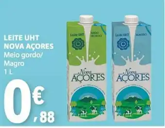 E.Leclerc Leite uht nova açores promoção