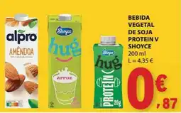 E.Leclerc Bebida vegetal de soja protein v shoyce promoção