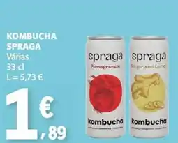 E.Leclerc Kombucha spraga promoção