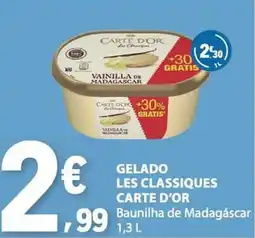 E.Leclerc Gelado les classiques carte d'or promoção