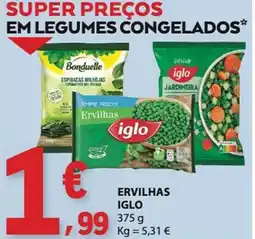 E.Leclerc Ervilhas iglo promoção