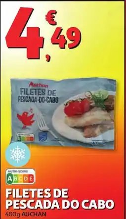 Auchan Filetes de pescada do cabo promoção