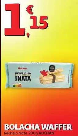 Auchan Bolacha waffer promoção
