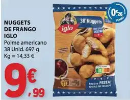 E.Leclerc Nuggets de frango iglo promoção