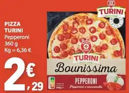 E.Leclerc Pizza turini pepperoni promoção